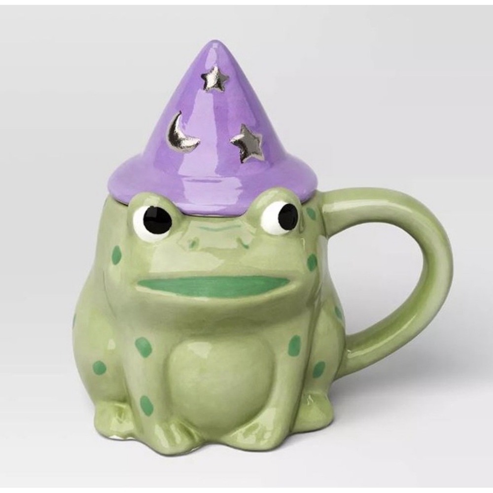 Hyde and EEK! Boutique Figural Frog Mug with Lid - 9oz (NEW)